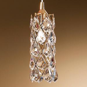 ORION Lámpara colgante CHARLENE con elementos de cristal