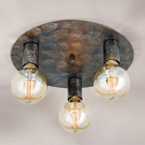 ORION Lámpara de techo Rati, 3 bombillas en look Vintage