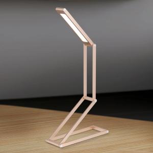 ORION Lámpara de mesa LED práctica Falto, batería oro
