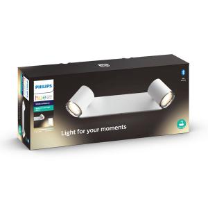 Philips Hue White Ambiance Adore foco LED, 2 focos