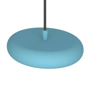 Pujol Iluminación Boina lámpara colgante LED, Ø 19 cm, azul…
