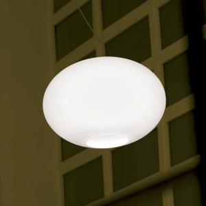 Prandina Zero S5 lámpara colgante opalino, Ø 35 cm