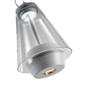 Prandina Shuttle lámpara de mesa LED IP44 blanco
