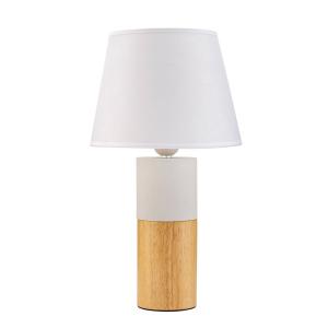 Pauleen Woody Elegance lámpara mesa, madera/tejido