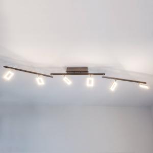 Paul Neuhaus Plafón LED Inigo de seis luces