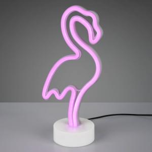 Reality Leuchten Lámpara decorativa Flamingo