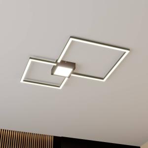 Lindby Duetto lámpara LED de techo antracita 28 W