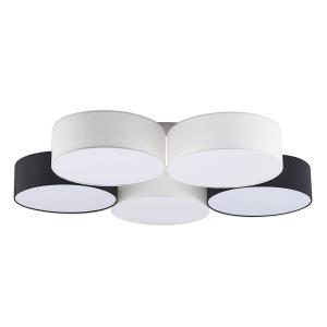 Lindby Janita plafón LED, 5 luces, 3 colores