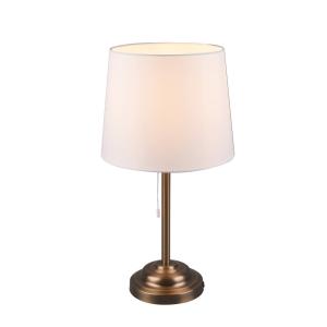 Lámpara de mesa Alomira de Lindby, 52 cm, latón