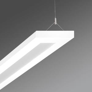 Regiolux Colgante LED oficina Stail microprisma 32W blanco
