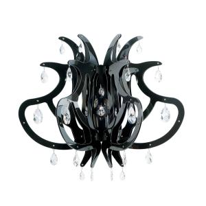 Slamp Medusa lámpara de pared diseño, negro