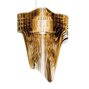 Slamp Aria S lámpara colgante, oro, Ø 50 cm