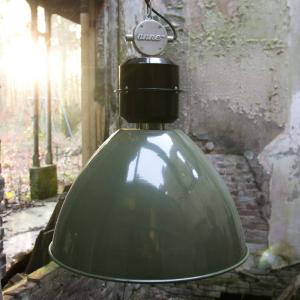 Steinhauer Lámpara colgante Frisk verde en diseño industria…