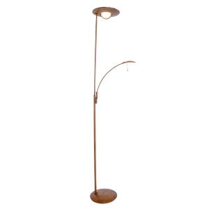 Steinhauer Lámpara de pie LED color bronce Zenith, dimmer