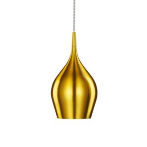 Searchlight Lámpara colgante Vibrant Ø 12cm, oro