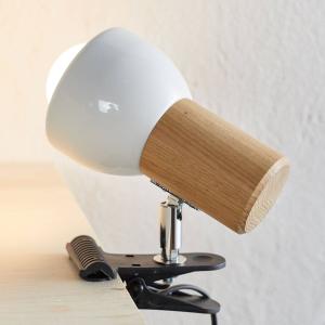 Spot-Light Pequeña lámpara de pinza Clampspots, madera robl…