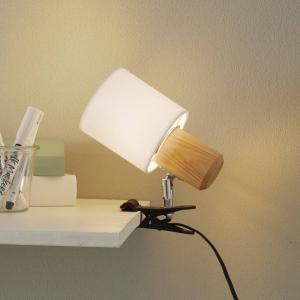 Spot-Light Lámpara de pinza Clampspots, pantalla blanca