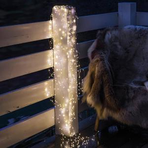 Sirius Cadena de luces LED KNIRKE para exteriores, 200 luce…