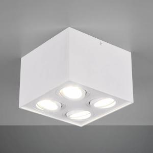Trio Lighting Lámpara de techo Biscuit, 4 luces, blanco