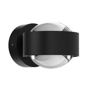 Top Light Puk Mini Wall LED 2x8W lentes transparente, negro…