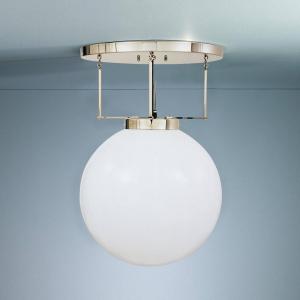 TECNOLUMEN Lámpara de techo de latón estilo Bauhaus 30 cm