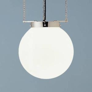TECNOLUMEN Lámpara colgante estilo Bauhaus níquel 25 cm