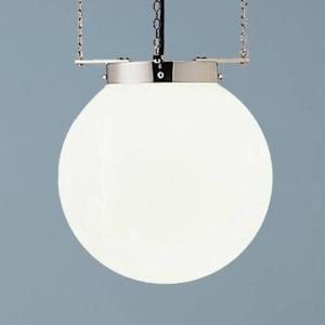 TECNOLUMEN Lámpara colgante estilo Bauhaus níquel 35 cm