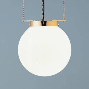 TECNOLUMEN Lámpara colgante estilo Bauhaus latón 25 cm