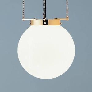 TECNOLUMEN Lámpara colgante estilo Bauhaus latón 30 cm
