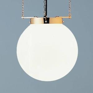TECNOLUMEN Lámpara colgante estilo Bauhaus latón 35 cm