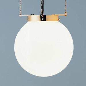 TECNOLUMEN Lámpara colgante estilo Bauhaus latón 40 cm