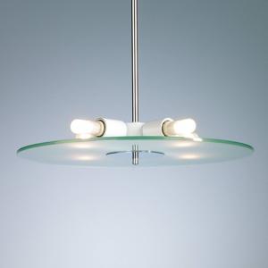 TECNOLUMEN Lámpara colgante, clásico Bauhaus de cristal 50…