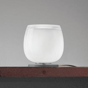 Vistosi Implode - lámpara de mesa de vidrio Ø 16 cm