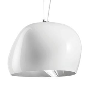 Vistosi Lámpara colgante Surface Ø 40 cm, E27, blanco/gris