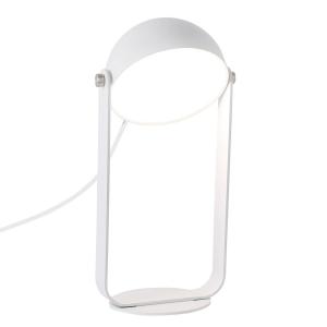 Viokef Lámpara de mesa LED Hemi pantalla giratoria blanco