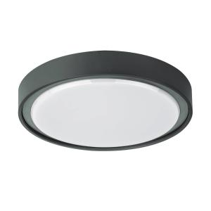 Viokef Plafón LED de exterior Anabella, gris oscuro