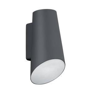 Viokef Aplique LED de exterior Vista, gris oscuro