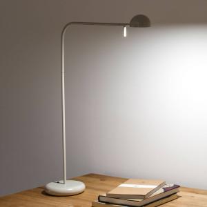 Vibia Pin 1655 lámpara mesa LED, largo 40cm blanco