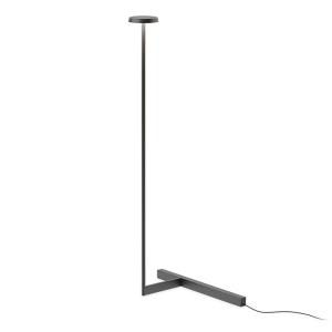 Vibia Flat lámpara de pie LED altura 100 cm negro