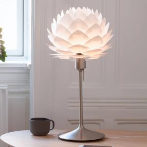UMAGE lámpara de mesa Silvia mini blanco/acero