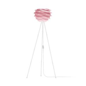 UMAGE Carmina Mini lámpara pie rosa/trípode blanco