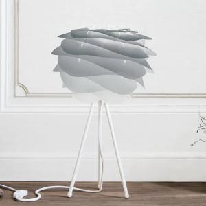 UMAGE Carmina Mini lámpara de mesa gris/blanco