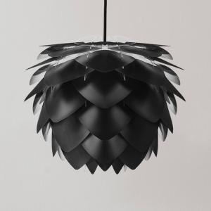 UMAGE Lámpara colgante Silvia medium, negra, Ø 50 cm