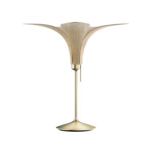 UMAGE Jazz lámpara de mesa roble claro, base de latón