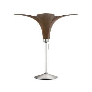 UMAGE Jazz lámpara de mesa roble oscuro, base de acero