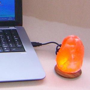 Wagner Life Lámpara de sal LED Compus con USB para ordenado…