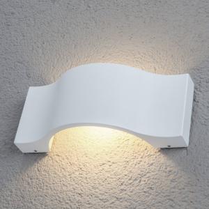 Lucande Aplique de exterior LED JACE, blanco