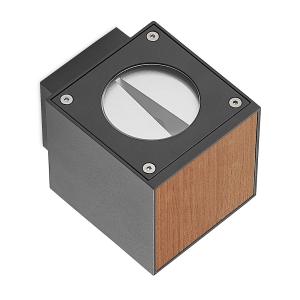 Lucande Cimala aplique LED en forma cubo 11,5 cm