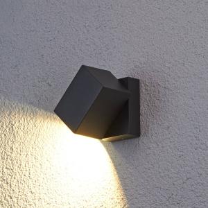 Lucande Aplique LED para exteriores Lorik orientable
