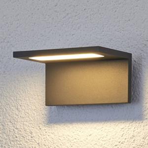 Lucande Aplique LED para exteriores Caner plano